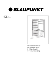 Blaupunkt 5CE3 Series Instructions For Use Manual