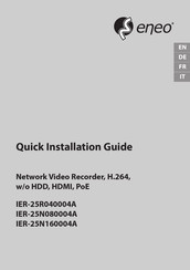 Eneo IER-25R040004A Quick Installation Manual