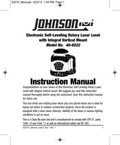 Johnson Level & Tool 40-6522 Instruction Manual