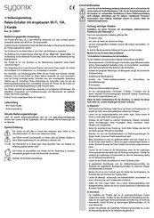Sygonix SY-4699842 Operating Instructions Manual