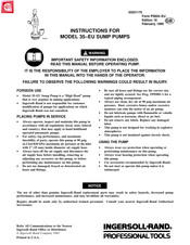 Ingersoll-Rand 35-EU Instructions Manual
