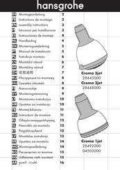 Hans Grohe 28492000 Assembly Instructions Manual