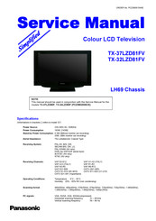 Panasonic Viera TX-32LZD81FV Service Manual