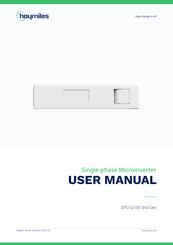 Hoymiles DTU-G100 3rd Gen User Manual