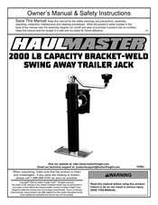 HAUL MASTER 57953 Owner's Manual & Safety Instructions