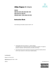 Atlas Copco MD1300W VSD Instruction Book