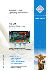 WELBA RM-20 Installation And Operating Instructions Manual