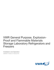VWR 20EREEVWA Installation & Operation Manual