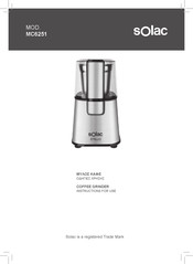 SOLAC MC6251 Instructions For Use Manual