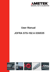 Ametek JOFRA STS-102 A 030 User Manual