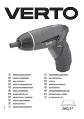 VERTO 50G137 Manual