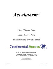 Napco Continental Access Accelaterm Installation And Service Manual