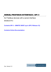 TREBING + HIMSTEDT SPI 3 Manual