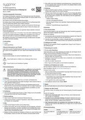 Sygonix 2336851 Operating Instructions Manual