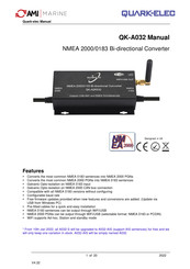 AMI Marine QUARK-ELEC NMEA 0183 Manual