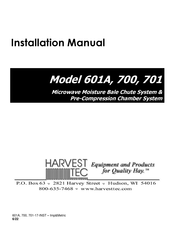 Harvest TEC 701 Installation Manual