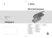 Bosch GSS 23 AE Professional Original Instructions Manual
