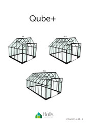 Halls Greenhouses Qube+ 812 Assembly Instructions Manual