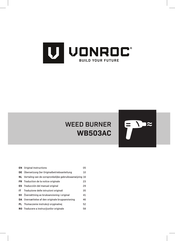 VONROC WB503AC Original Instructions Manual