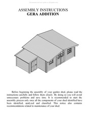 Holzwurm GERA ADDITION Assembly Instructions Manual