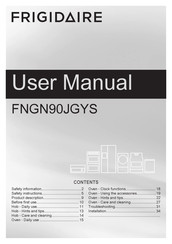 Frigidaire FNGN90JGYS User Manual