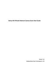 Dahua IPC-HFW8232E-Z Quick Start Manual