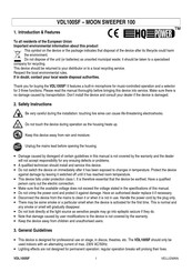 Velleman HQ POWER MOON SWEEPER 100 Manual