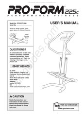 Pro-Form 225c Stepper User Manual