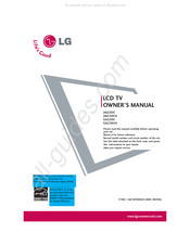 LG 26LC3DCH Owner's Manual