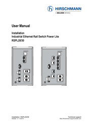 Belden HIRSCHMANN RSPL20 User Manual
