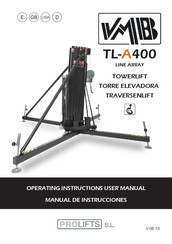 PRO LIFTS VMB TL-A400/8 Operating Instructions & User Manual