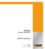 Case CX300C Service Manual