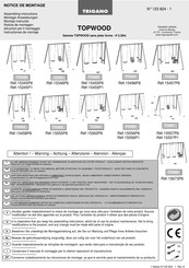 Trigano TOPWOOD Series Assembling Instructions