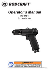 RODCRAFT RC4784 Operator's Manual