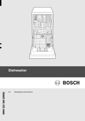 Bosch SRI 55M25 Operating Instructions Manual