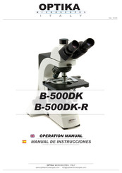 OPTIKA MICROSCOPES B-500DK-R Operation Manual