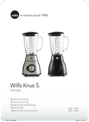 Wilfa Knus S. WBL-1200S Operating Instructions Manual