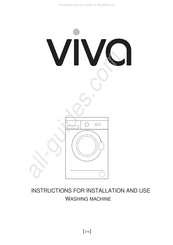 Siemens Viva WW10A00GB Instructions For Installation And Use Manual