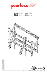 peerless-AV 8PEDSVW765LAND Manual