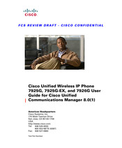 Cisco 7920 Series User Manual