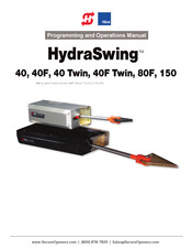 HySecurity HydraSwing 40F Programming And Operations Manual