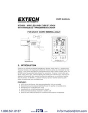 Extech Instruments WTH600-KIT User Manual