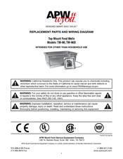 APW Wyott TM-90 Wiring Diagram