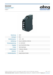 Ateg H3DT Manual