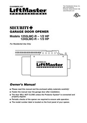 Chamberlain LiftMaster 1245LMC-R Owner's Manual