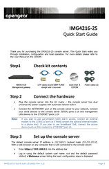 Opengear IMG4216-25 Quick Start Manual