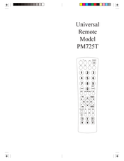 Philips PM725T Manual