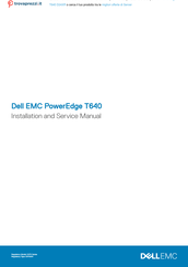 Dell EMC PowerEdge T640 D24XR Installation And Service Manual