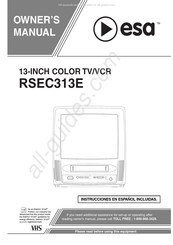 FUNAI esa RSEC313E Owner's Manual