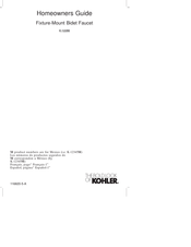 Kohler K-12286-4 Homeowner's Manual